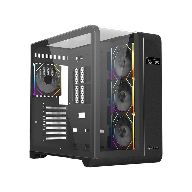 کیس کامپیوتر گیمینگ لاجی کی مدل LK-C654B