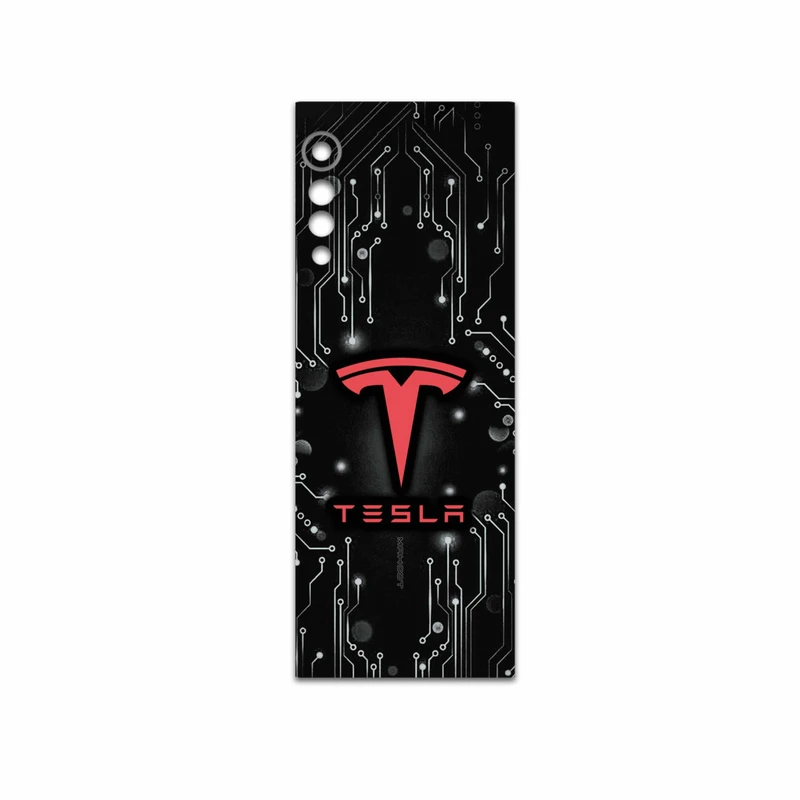 برچسب پوششی ماهوت مدل TESLA مناسب برای گوشی موبایل ال جی Velvet 5G