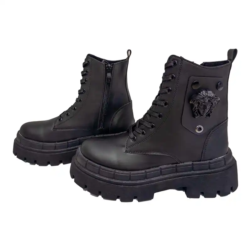 نیم بوت زنانه مدل بندی بغل زیپ