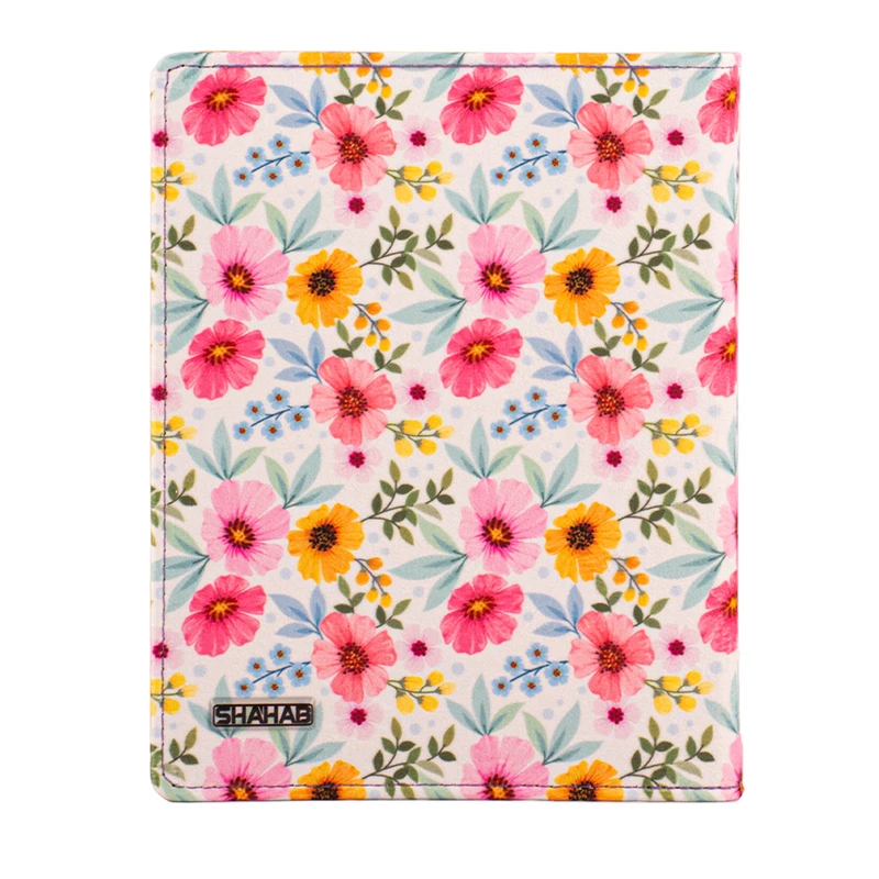 دفتر کلاسوری شهاب مدل گلدار 20 حلقه کد L2170