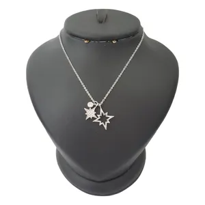 گردنبند نقره زنانه ترمه ۱ مدل ستاره کد smed 1123