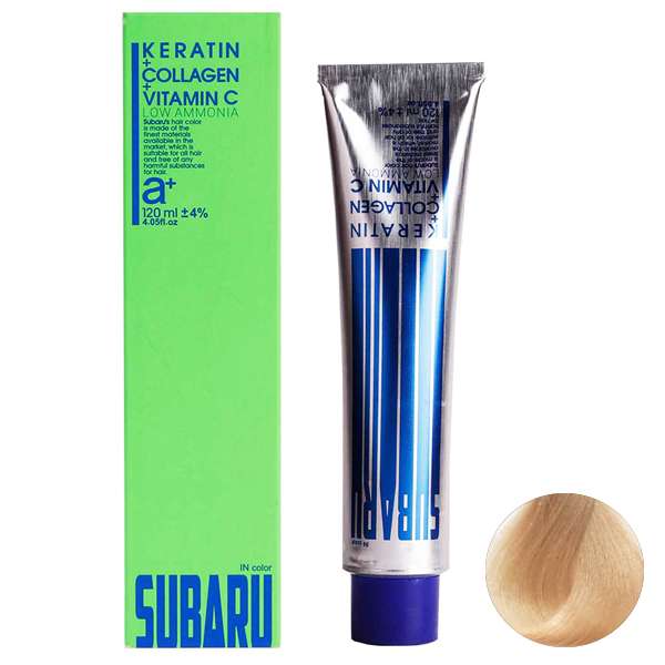 رنگ مو سوبارو شماره N/LA9.5 حجم 120 میلی لیتر رنگ بلوند طلایی روشن