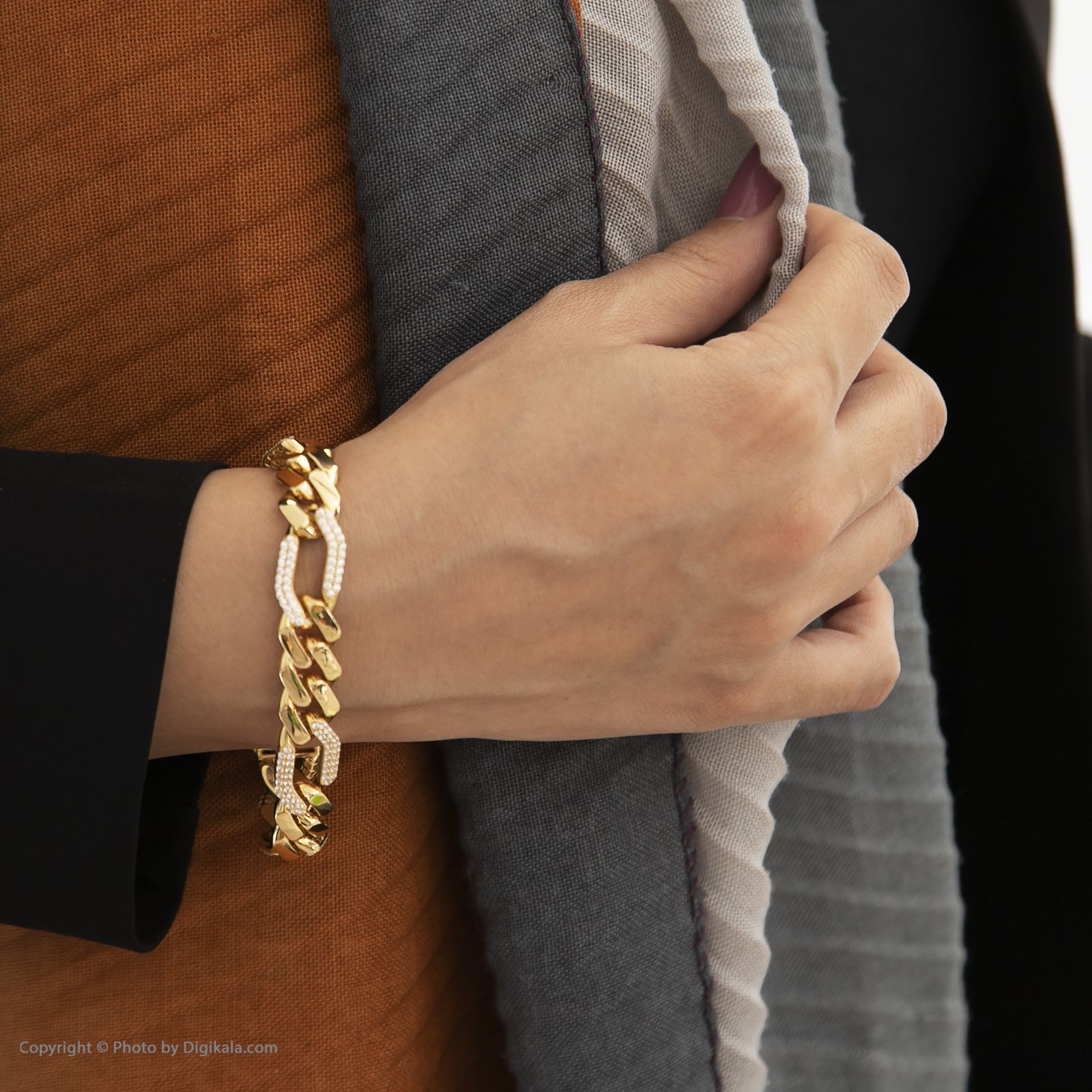دستبند طلا 18 عیار زنانه مایا ماهک مدل MB1196 -  - 2