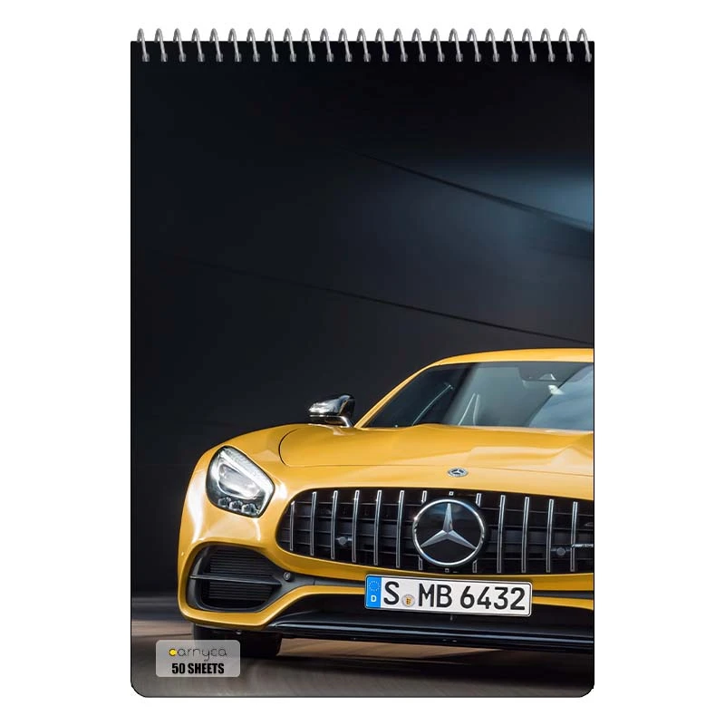 دفتر نقاشی 50 برگ سیمی کارنیکا طرح مرسدس‑بنز ا ام جی Mercedes‑Benz AMG کد 72347
