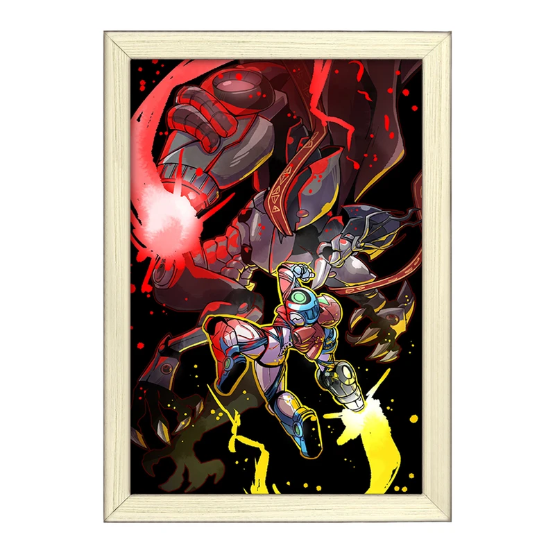 تابلو خندالو طرح بازی متروید (Metroid) کد 35661