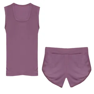 ست تاپ و شلوارک راحتی زنانه مدل k-1y