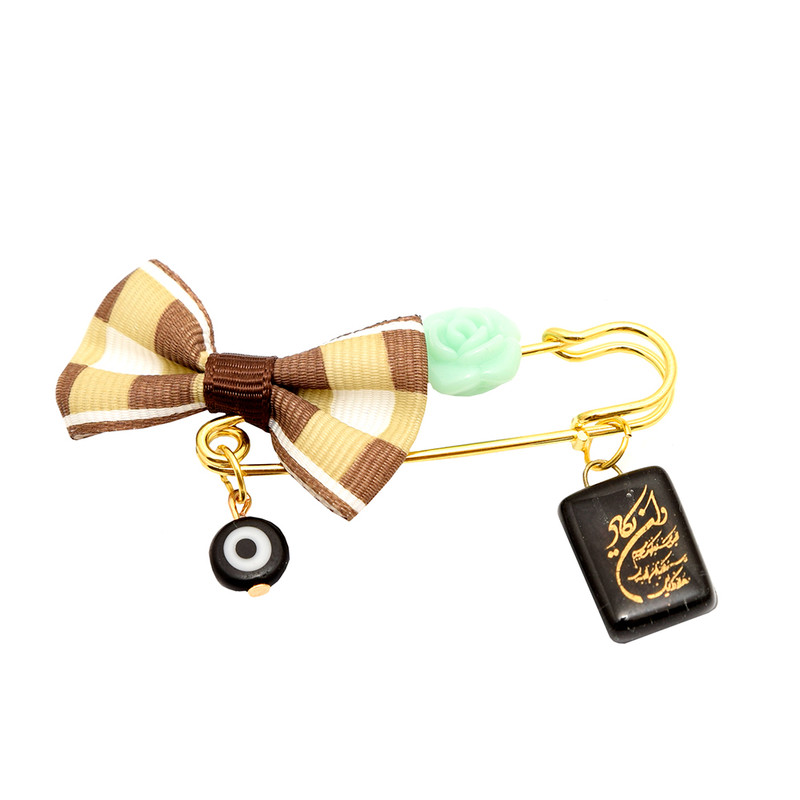 سنجاق سینه دخترانه مدل چشم نظر P10