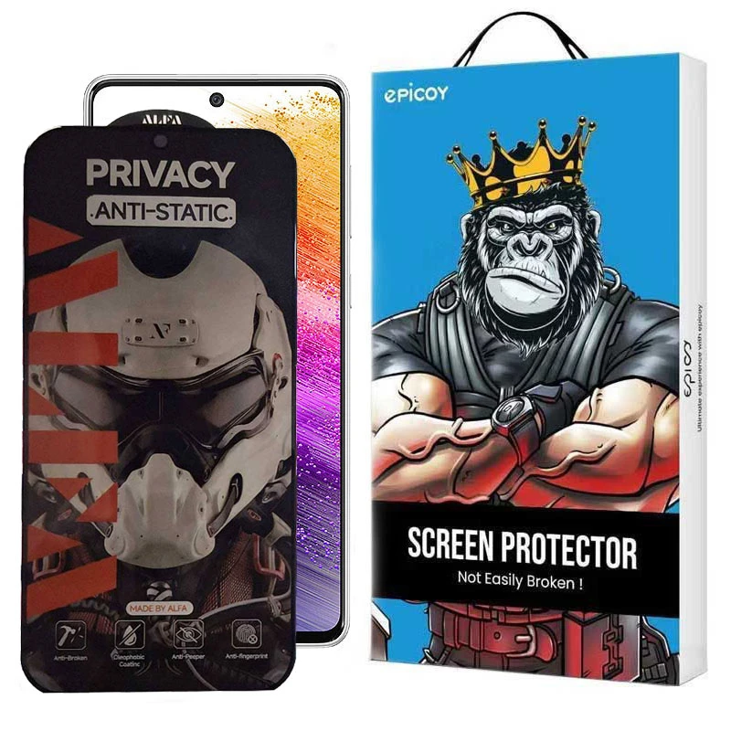محافظ صفحه نمایش حریم شخصی اپیکوی مدل Alpha مناسب برای گوشی موبایل سامسونگ Galaxy A73 5G/ A72/ A71/ M54/ M53/ M52 5G/ M51