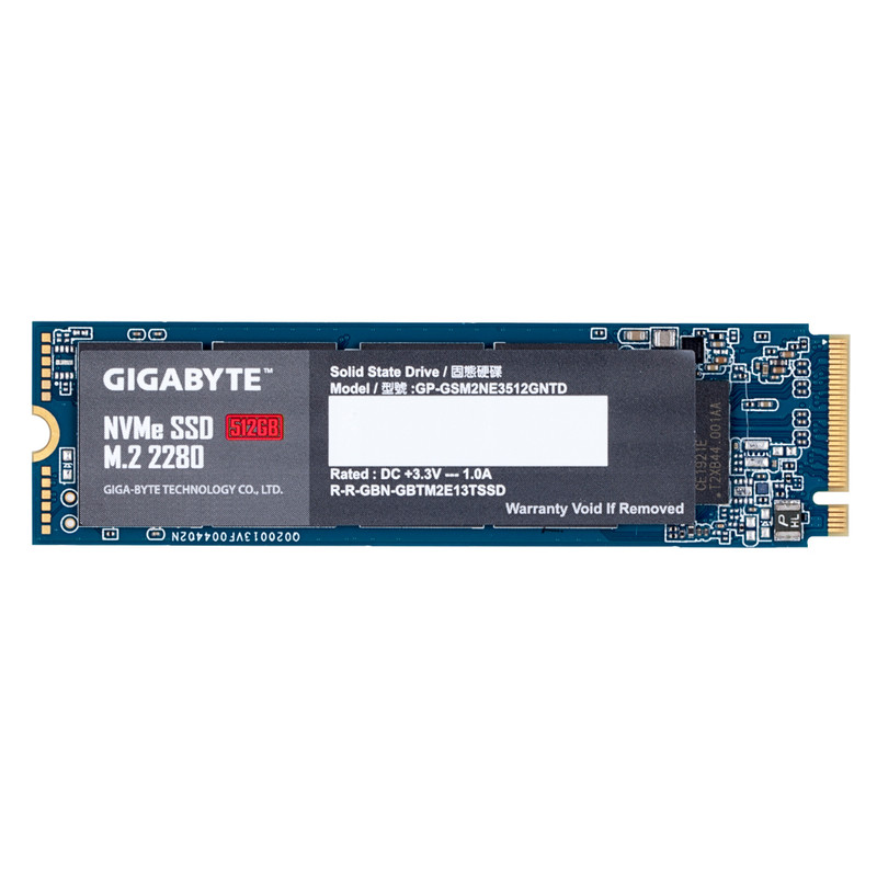 حافظه SSD اینترنال گیگابایت مدل 2280 ظرفیت 512 گیگابایت