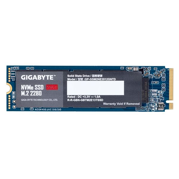 حافظه SSD اینترنال گیگابایت مدل 2280 ظرفیت 512 گیگابایت 