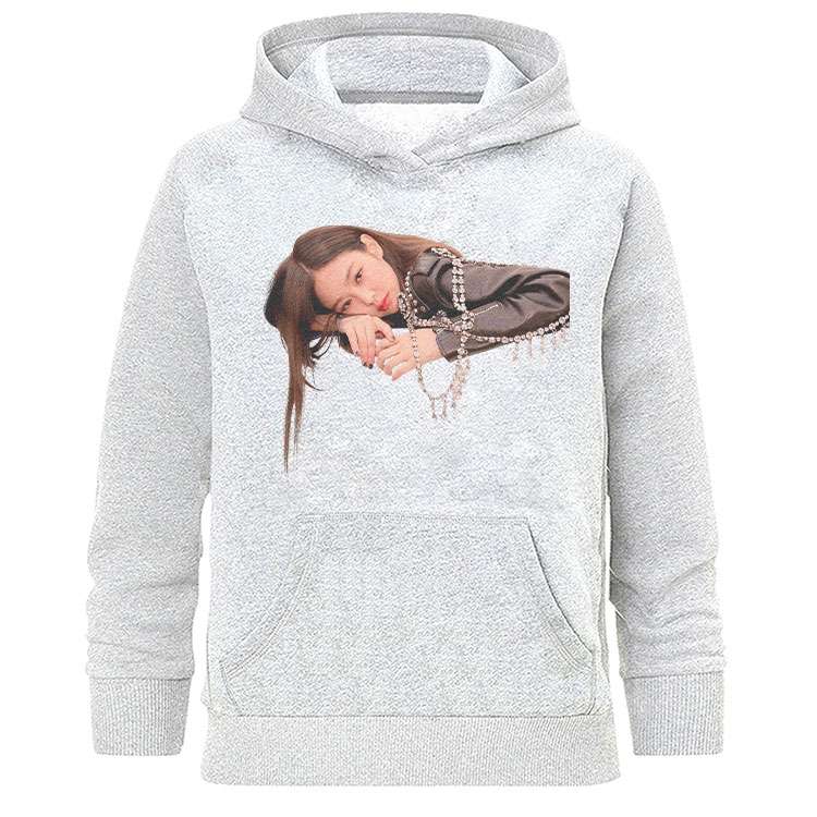 هودی زنانه طرح بلک پینک مدل Z760