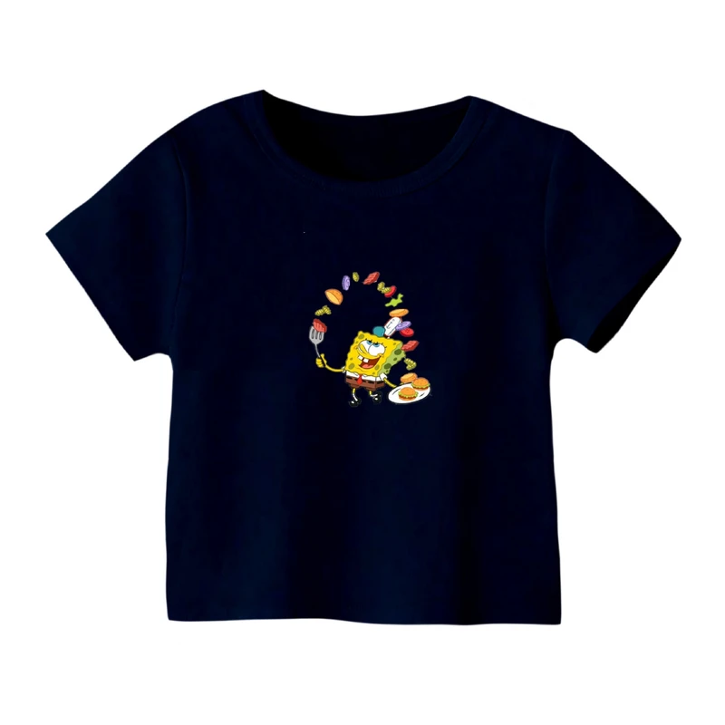 تی شرت آستین کوتاه بچگانه مدل باب اسفنجی آشپز
