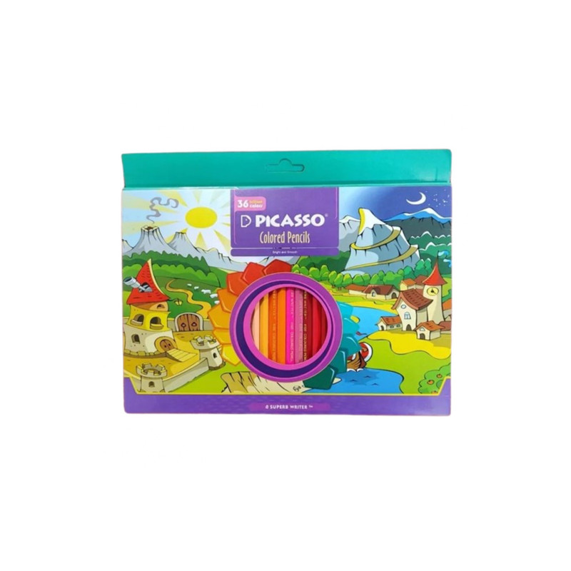 مدادرنگی 36 رنگ پیکاسو مدل dl-house