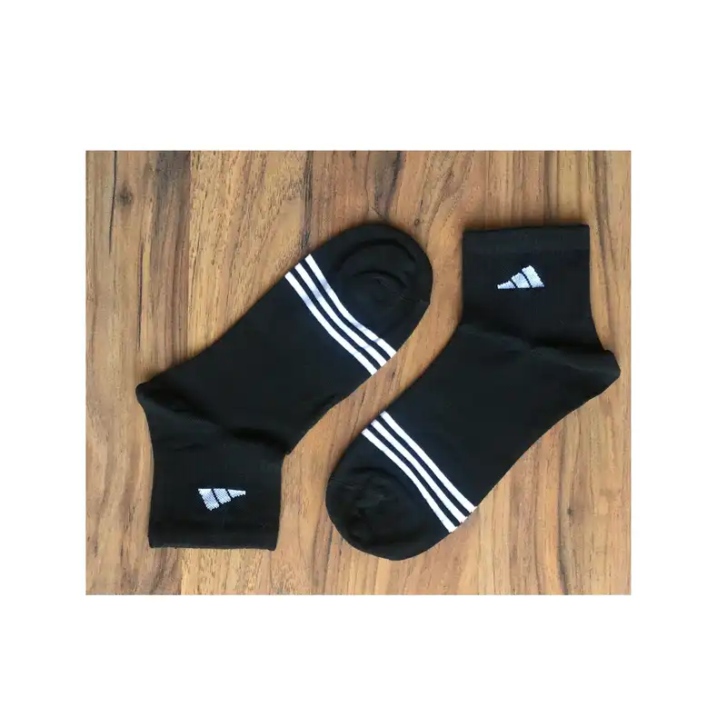 جوراب ورزشی مردانه مدل نیم ساق اسپرت کد A-B رنگ مشکی