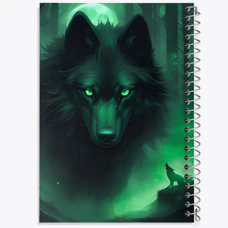 دفتر مشق 100 برگ خندالو طرح گرگ کد F5311