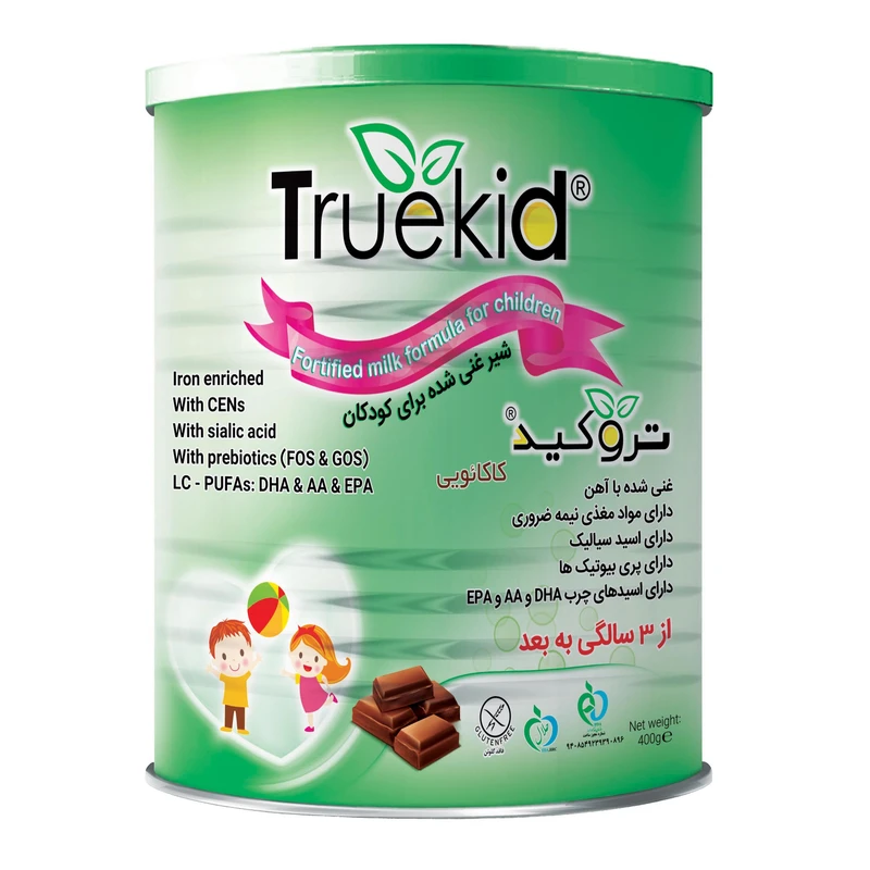 مکمل غذای کودک تروکید باطعم کاکائو -400 گرم