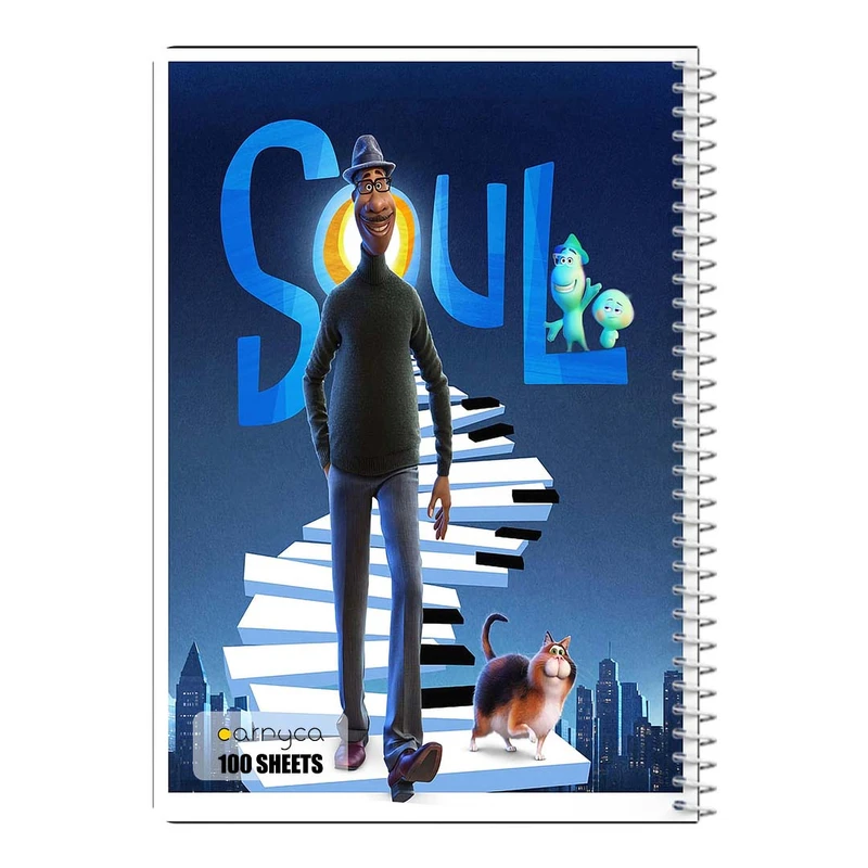 دفتر مشق 100 برگ سیمی کارنیکا طرح روح Soul کد 23684