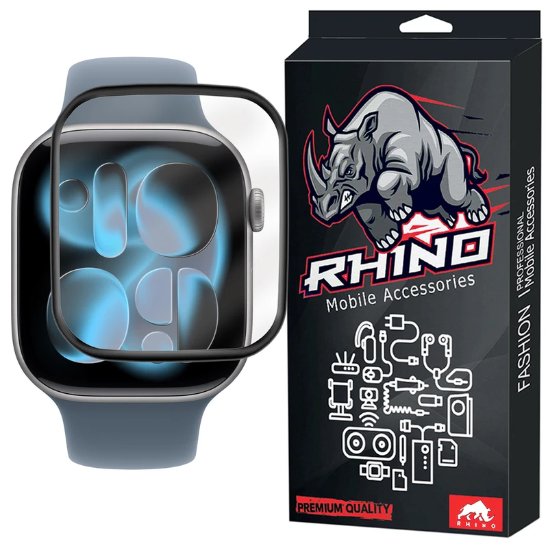 محافظ صفحه نمایش راینو مدل PMMA مناسب برای اپل واچ سایز 42 میلی متری سری 10/11