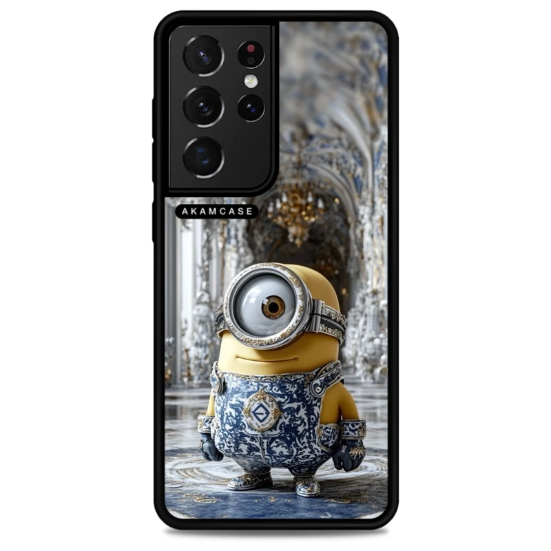 کاور آکام مدل AMC-WSGS21U-MINIONS19 مناسب برای گوشی موبایل سامسونگ Galaxy S21 Ultra