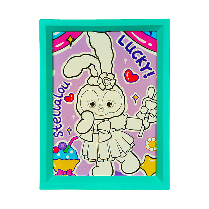 بسته رنگ آمیزی مدل Lucky مجموعه 8 عددی