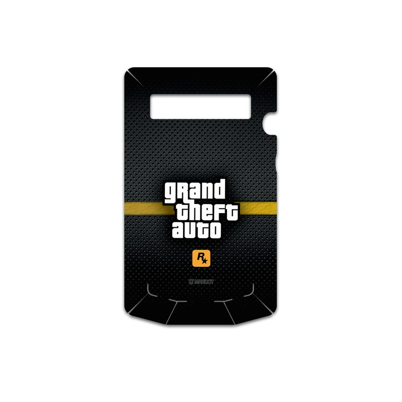 برچسب پوششی ماهوت مدل GTA-Game مناسب برای گوشی موبایل بلک بری Porsche Design P9981