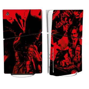 برچسب کنسول پلی استیشن 5 اسلیم طرح بتمن مدل SKIN SLIM PS518 BATMAN