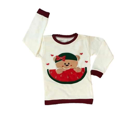 تی شرت آستین بلند دخترانه کد 888KH