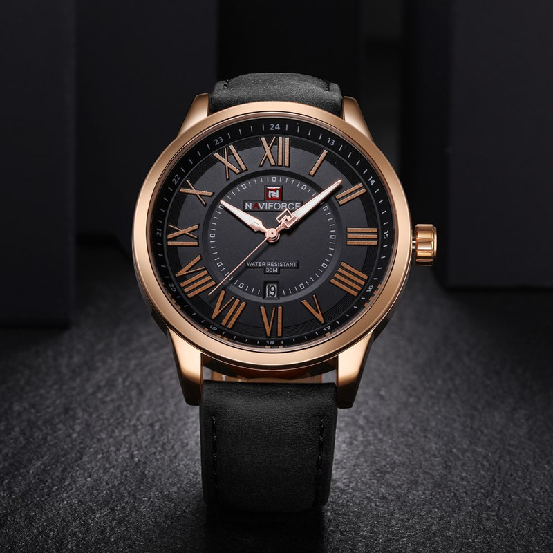 ساعت مچی عقربه‌ای مردانه نیوی فورس مدل NF9126 B