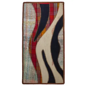 کلاژ گلیم دستبافت نیم متری کد n14111