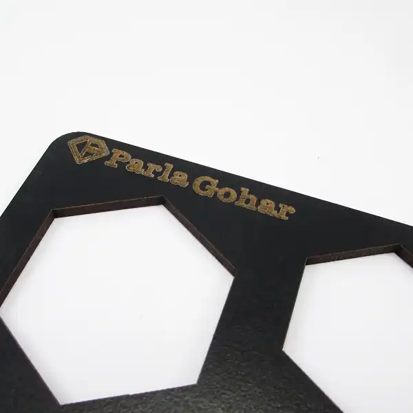 شابلون پارلا گوهر مدل شش ضلعی کد 2254