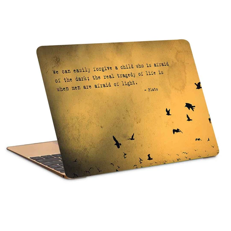 استیکر لپ تاپ طرح GO BIG کد c-312مناسب برای لپ تاپ 15.6 اینچ