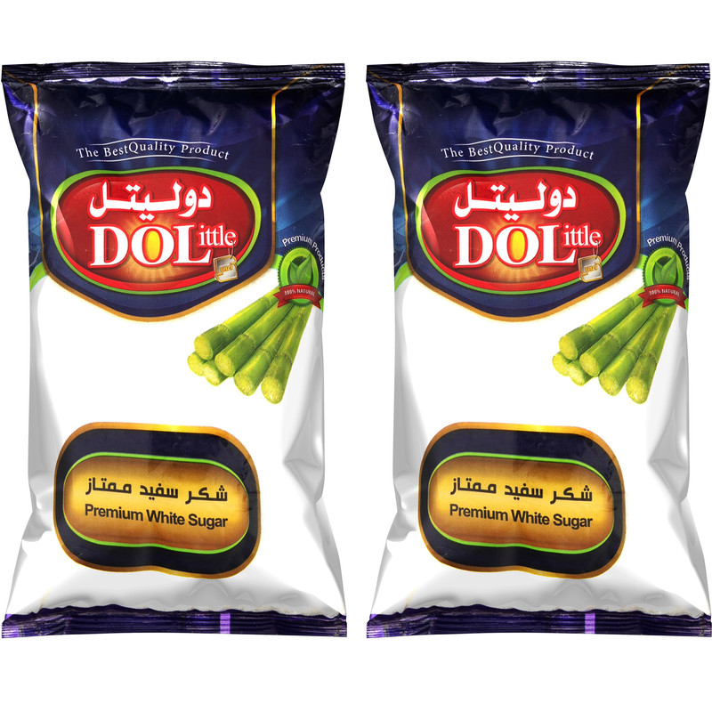 شکر سفید دولیتل - 900 گرم بسته 2 عددی