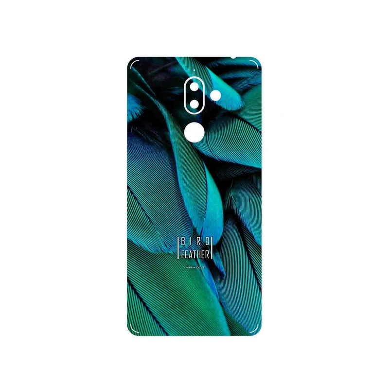 برچسب پوششی ماهوت مدل Green Feather مناسب برای گوشی موبایل نوکیا 7 Plus