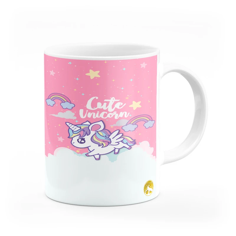 ماگ هومرو طرح یونیکورن اسب تک شاخ مدل MG9639