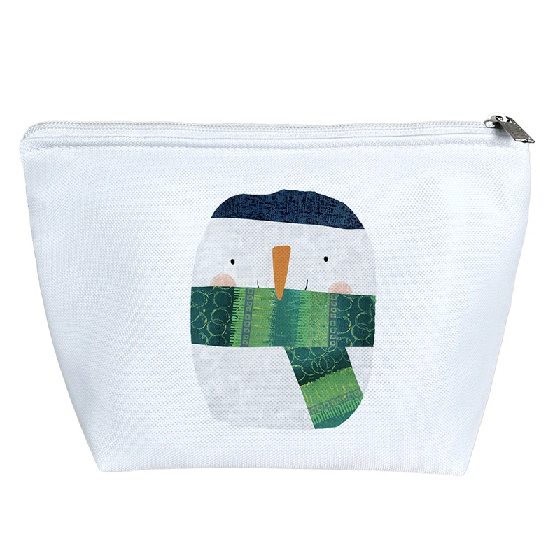 کیف لوازم آرایش دخترانه خندالو مدل آدم برفی کد H1310