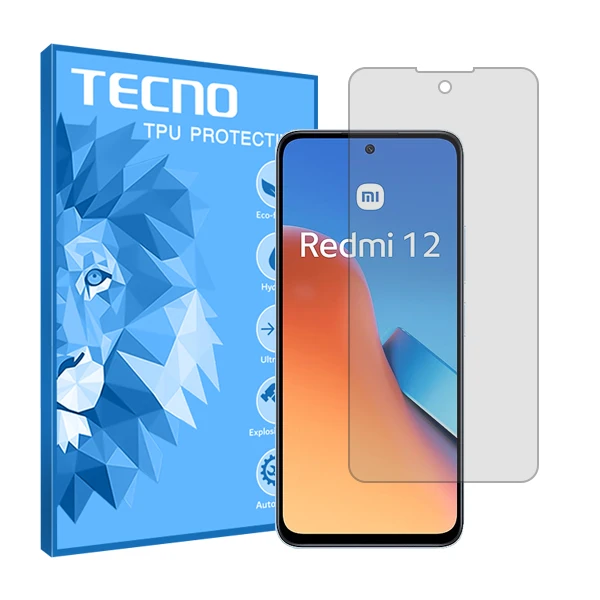 محافظ صفحه نمایش شفاف تکنو مدل HyGEL مناسب برای گوشی موبایل شیائومی Redmi 12