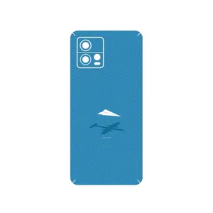 MAHOOT Minimal Paper Airplane Cover Sticker for Motorola Moto G72