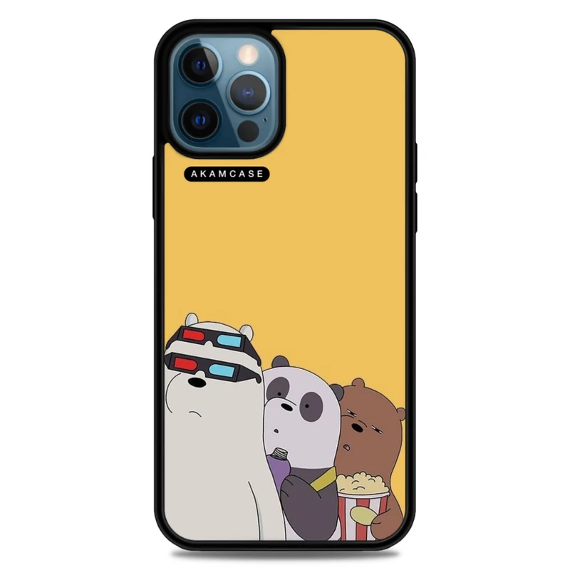 کاور آکام مدل AMCWA12PROMAX-BARE BEAR9 مناسب برای گوشی موبایل اپل iPhone 12 Pro Max