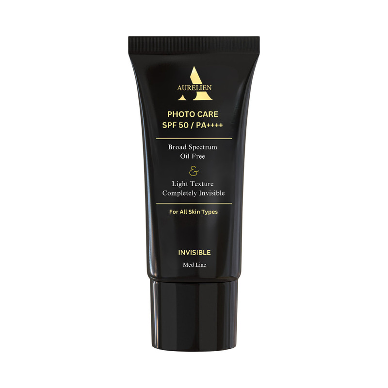 کرم ضدآفتاب بی رنگ اورلین SPF50 مدل photo care حاوی محافظ PA+++ ،UVA ،UVB، فاقد چربی و غیرکمدون زا، مناسب انواع پوست حجم 40 میلی لیتر