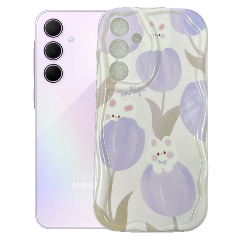 کاور طرح خرگوش و لاله مناسب برای گوشی موبایل سامسونگ Galaxy A25