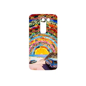 MAHOOT Collage of Orange Sky Cover Sticker for LG G2 mini