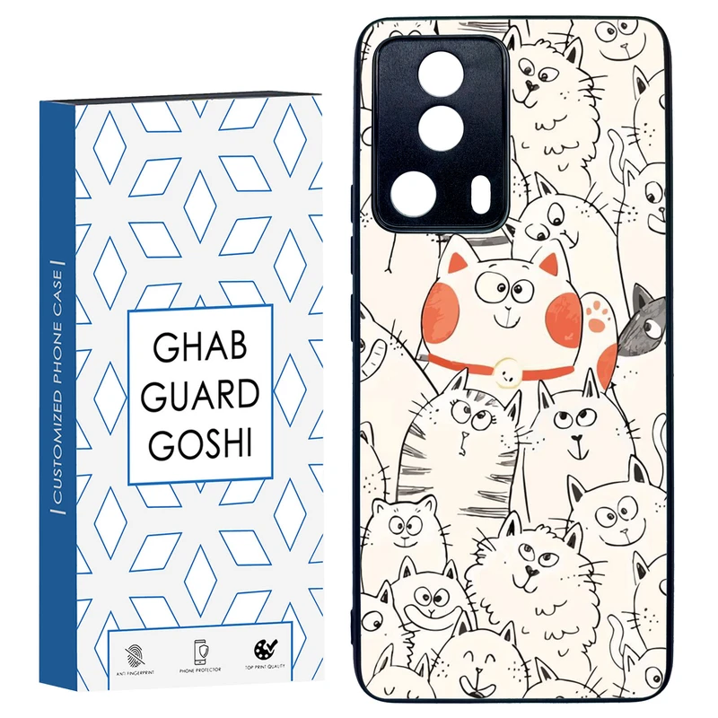 کاور قاب گارد گوشی طرح گربه کد TPU-024 مناسب برای گوشی موبایل شیائومی Mi 13 Lite