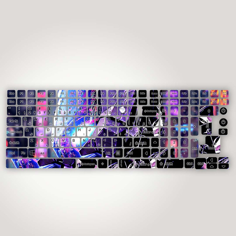 برچسب حروف فارسی کیبورد مدل batman کد K-312 