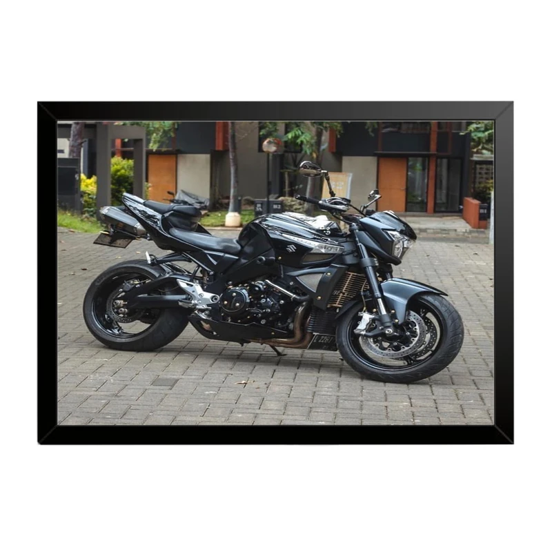 تابلو بکلیت طرح موتور سنگین سوزوکی SUZUKI B-KING 1400 مدل b-po1582 فریم مشکی