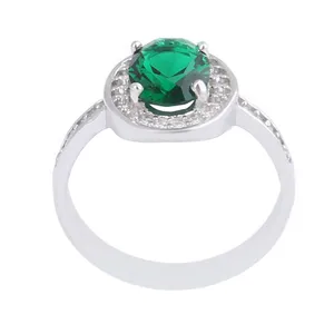 انگشتر نقره زنانه بازرگانی میلادی مدل سنگ کوارتز کد AWR_1054