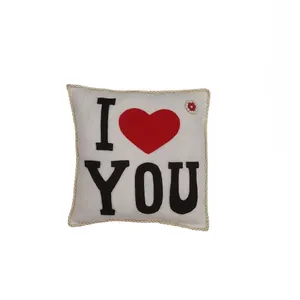 کوسن مدل I LOVE YOU کد 01