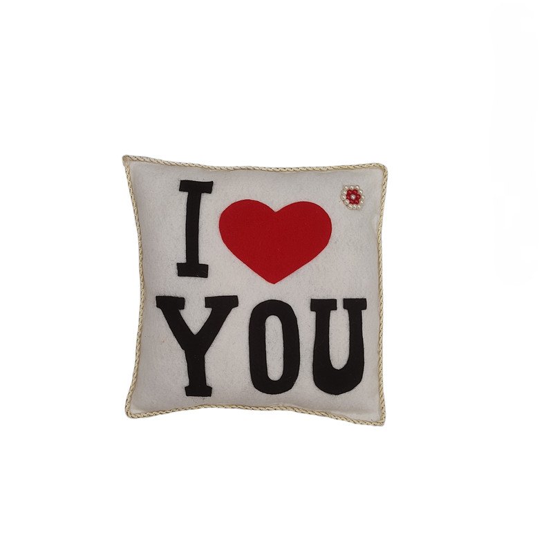 کوسن مدل I LOVE YOU کد 01