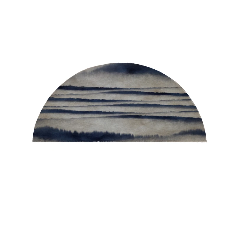پادری مدل نیم دایره طرح ابروبادی کد 9095 سایز 90×45 سانتی متر