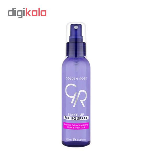 اسپری تثبیت کننده آرایش گلدن رز مدل Fixing حجم 120 میلی لیتر اسپری تثبیت کننده آرایش گلدن رز مدل Fixing حجم 120 میلی لیتر