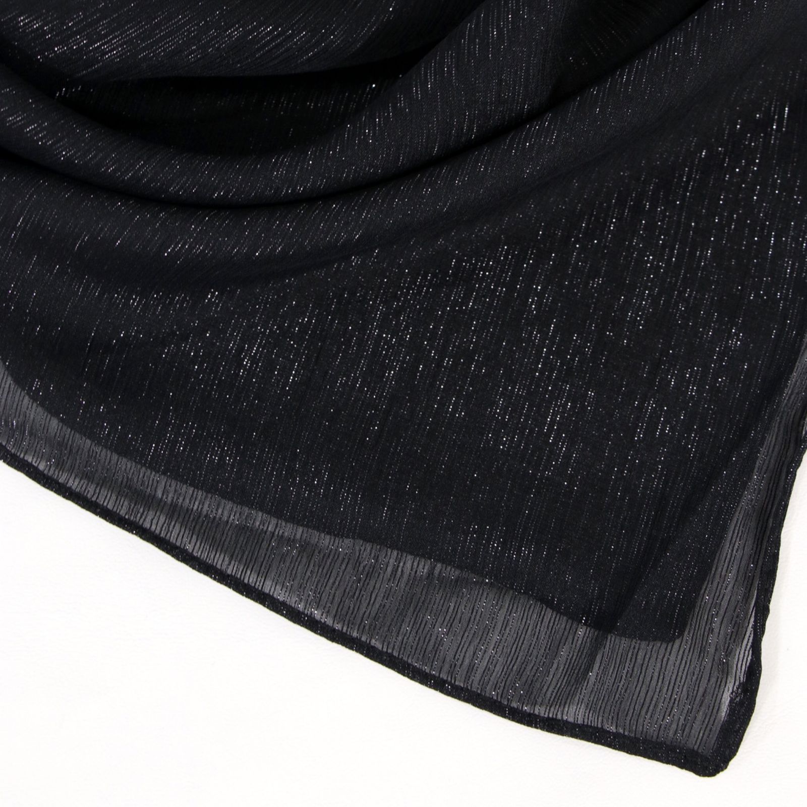 دستمال سر و گردن زنانه مدل مینی حریر لمه دار ساده کد ana-2417 -  - 5